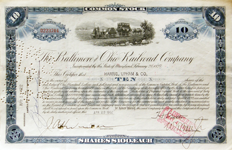 «Baltimore and Ohio Railrod Co.»